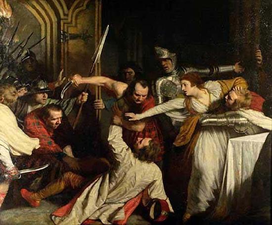 John Opie The Murder of Rizzio, by John Opie